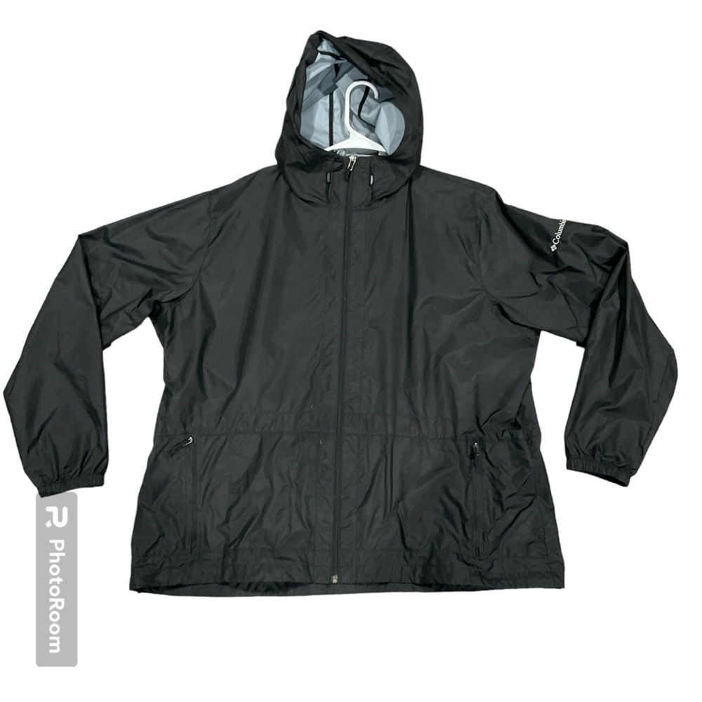 Columbia Black Hooded Jacket